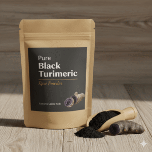 Pure Black Turmeric Raw Powder – Cucurma Caesia Roxb 100g